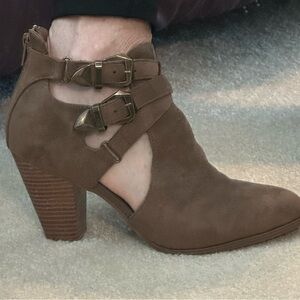 Charlotte Russe brand new size 9 booties with 3.5” heel